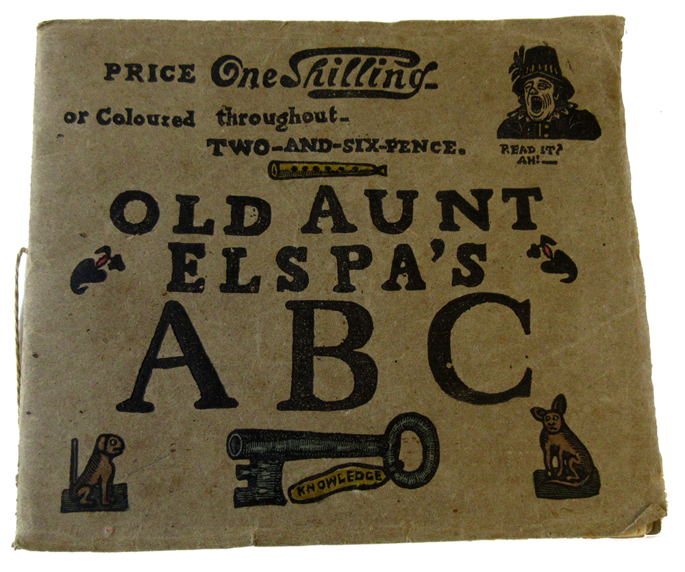 Front of Aunt Elspa's ABC book